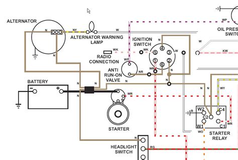 David Brown Alternator Wiring Diagram